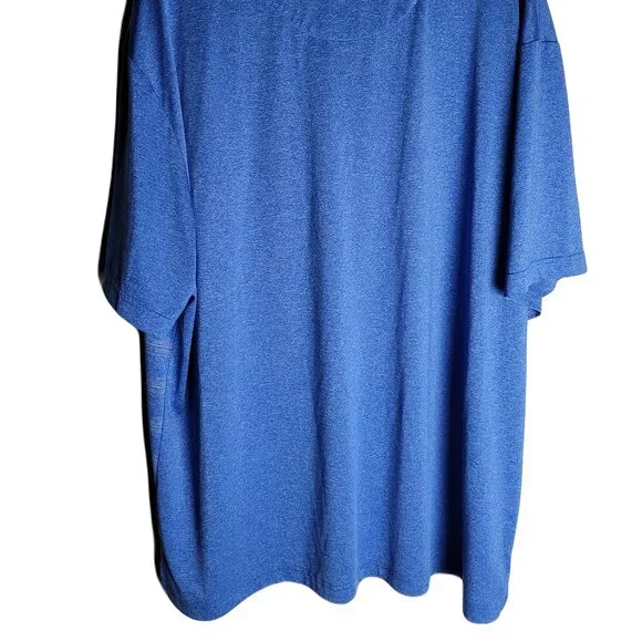 Ben Hogan Performance Stretch Polo Men's Size 2XL Light Blue Striped - Picture 2 of 3